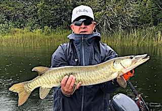 Fantastic 9 Muskie Day Fishing at Fireside Lodge in Ontario Canada by Chris